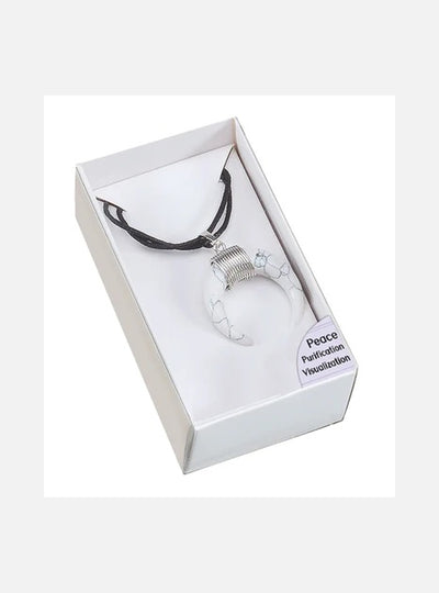 Amulet Pendants - White Magnesite