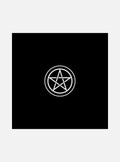 Tarot cloth pentacle  black tp02
