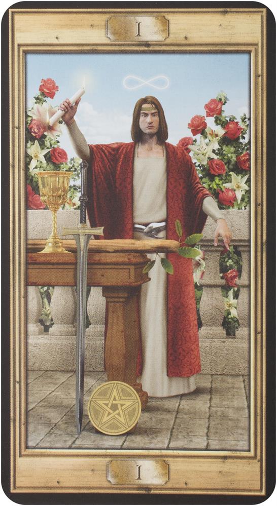 Pictorial key tarot - card deck and tarot bag set