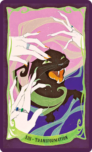 Hocus Pocus Tiny Tarot Deck and Guidebook