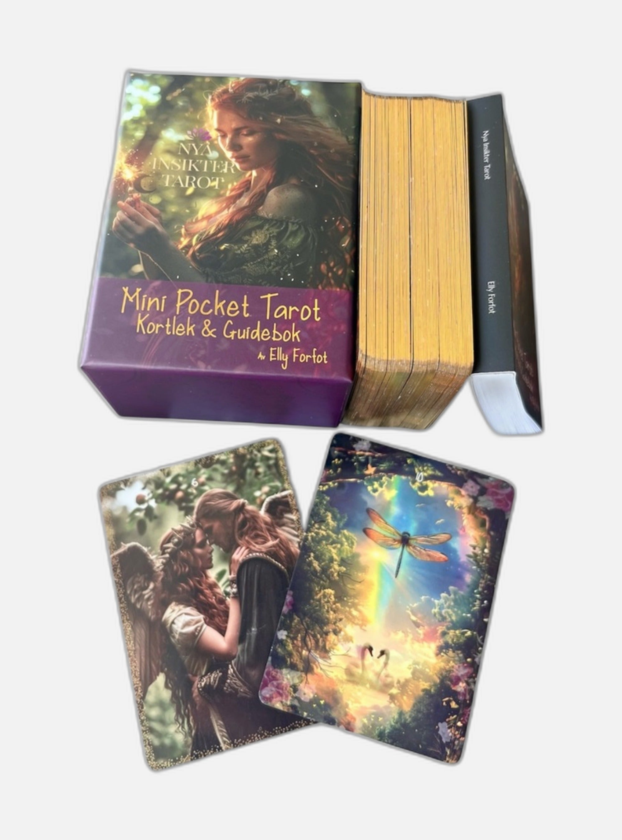 Mini Pocket Tarot- Kortlek & guidebok (Svenska)
