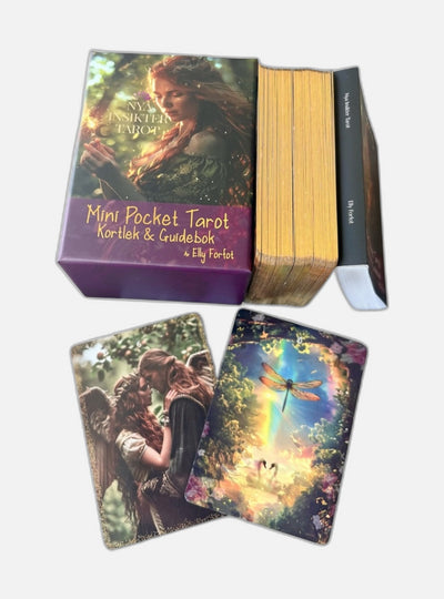 Mini Pocket Tarot- Kortlek & guidebok (Svenska)