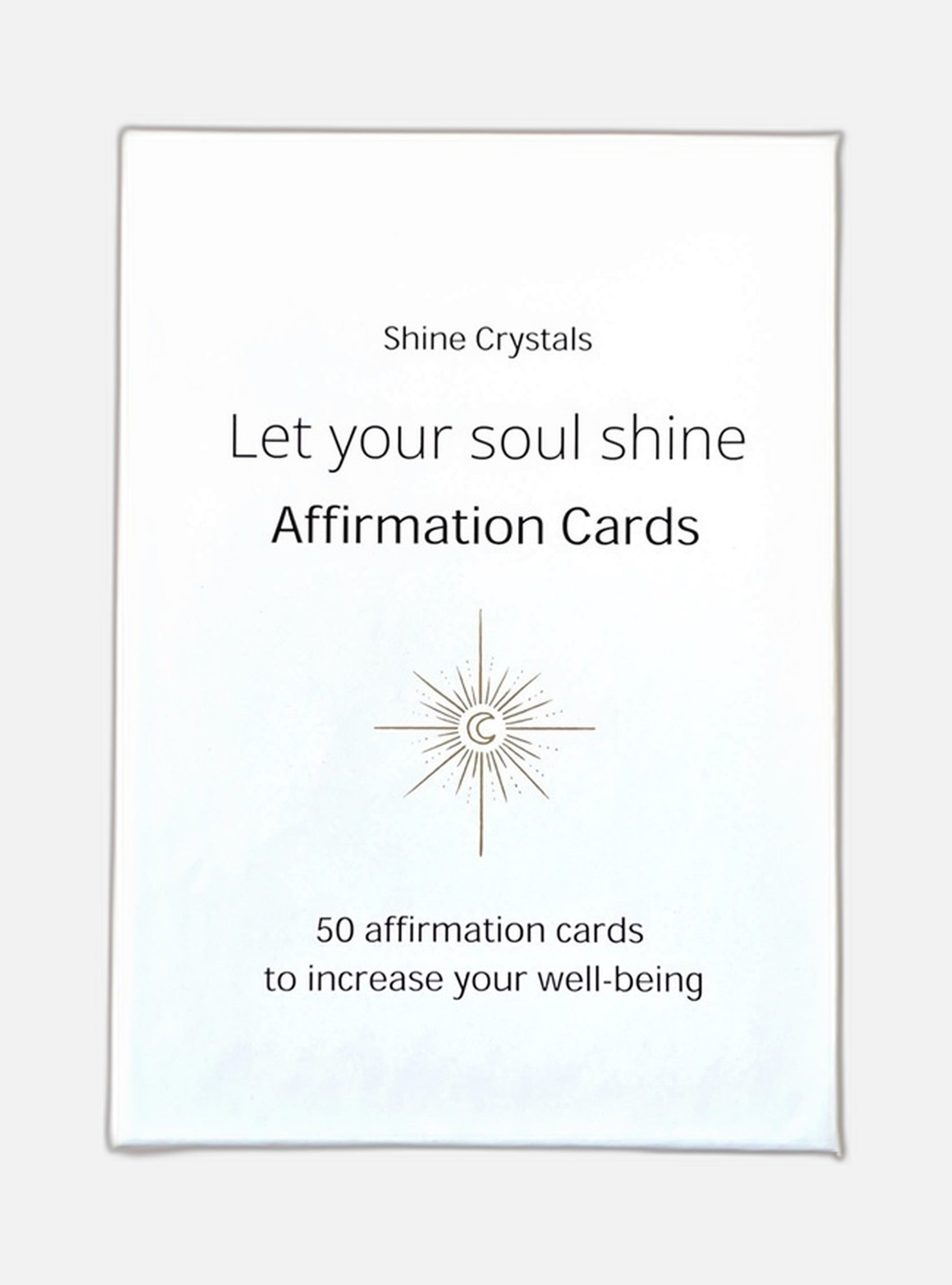 Affirmationskort - Let your soul shine