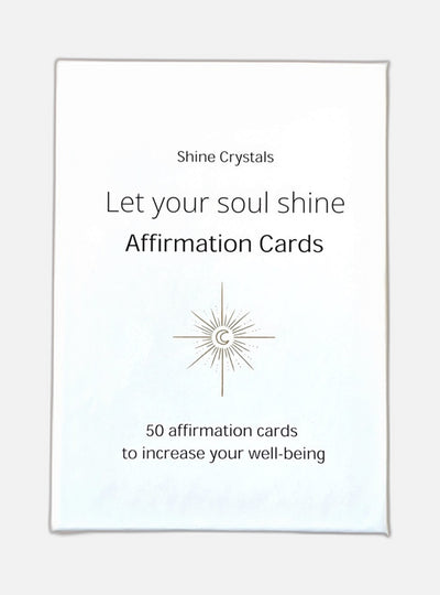 Affirmationskort - Let your soul shine