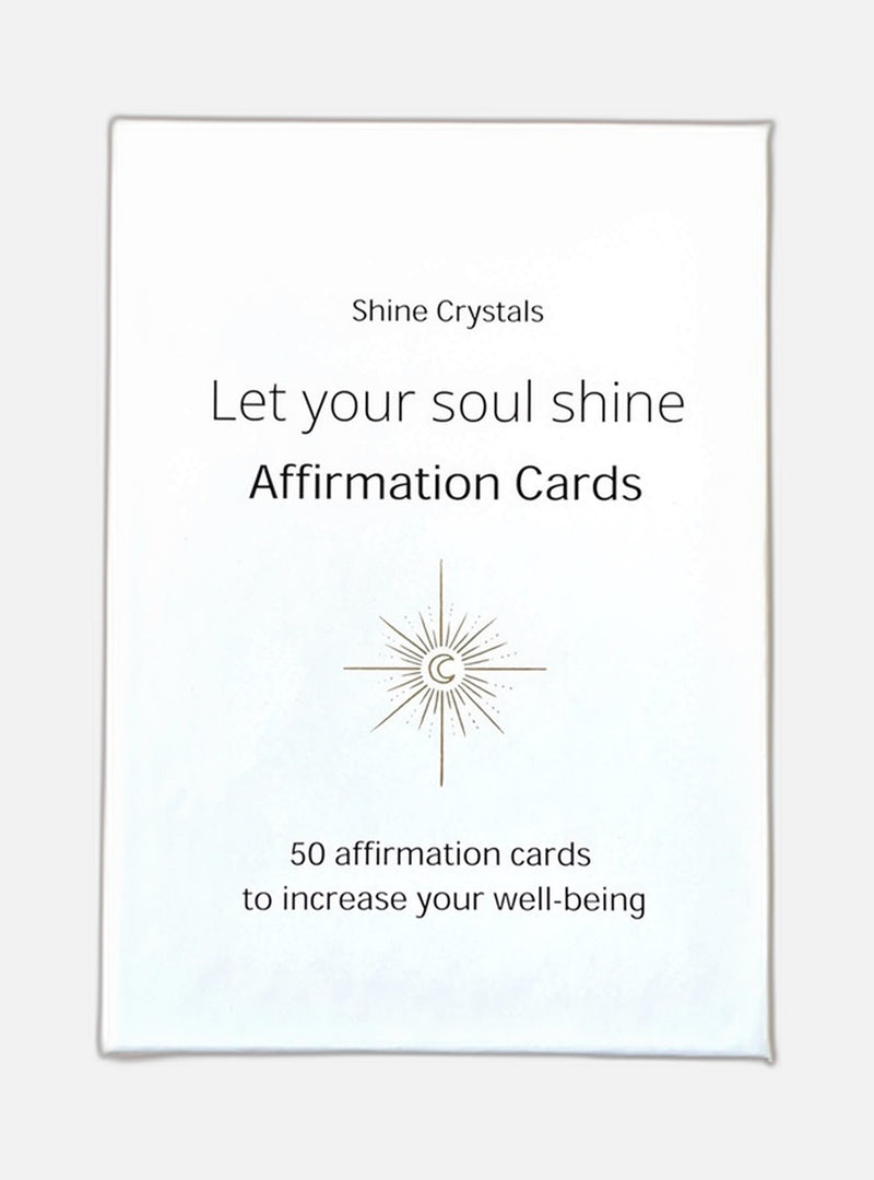 Affirmationskort - Let your soul shine